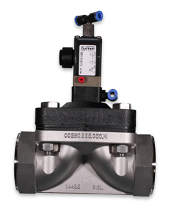 Diaphragm valve ND50 24V DC SST w/accessories PSI (VZ00189)